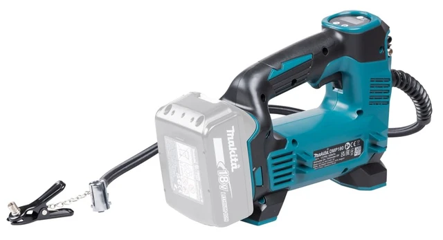 Alt view image 2 of 7 - DMP180Z 18V Li-ion LXT Inflator - Batteries and Charger Not Included, Blue/Silver, M