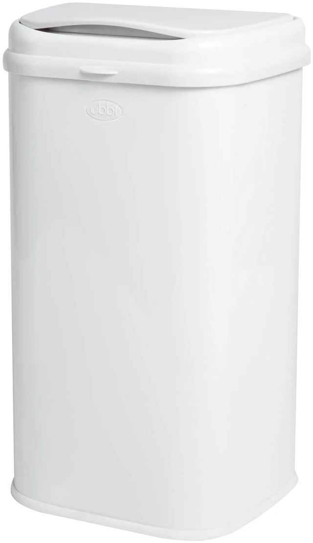 Main image of Adult Diaper Pail, 13-Gallon Stainless Steel Incontinence Disposal Bin | Odor Locking Trash Can for Adult Diapers, Elderly Care & Caregivers, No Special Bags Required, White