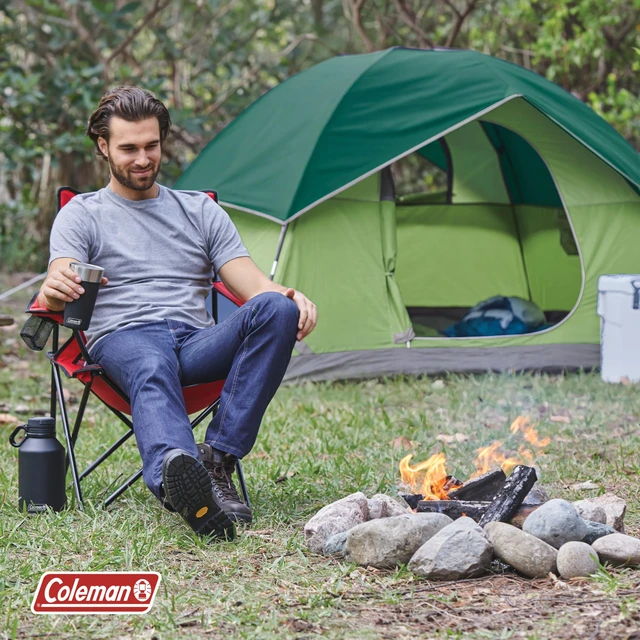 Alt view image 6 of 7 - Sundome Camping Tent with Rainfly, 2/3/4/6 Person Tent Sets Up in 10 Mins, Weatherproof Shelter for Camping, Festivals, Backyard, Sleepovers, & More