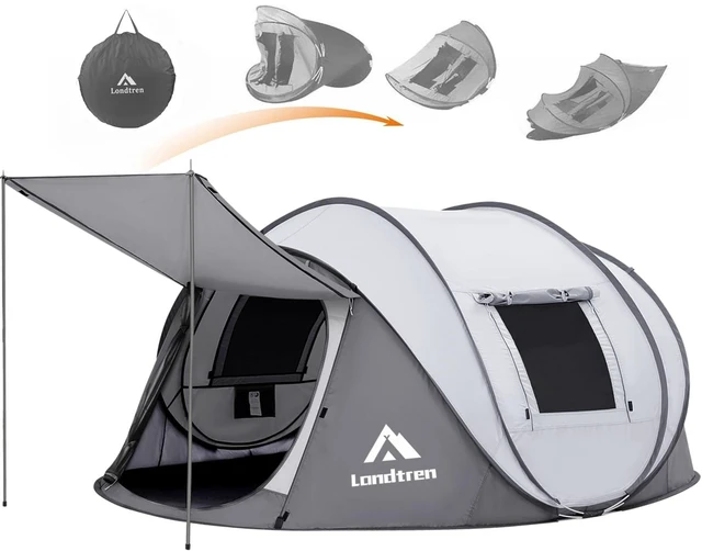 Main image of Pop Up Tents for Camping 2 Person Waterproof Pop Up Army Tents Surplus Tents Military Popup Tent Camping Easy Up Camping Tents Instant Pop Up Tent Big