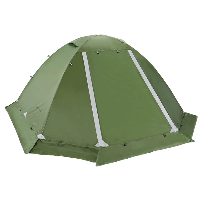 Alt view image 4 of 7 - 4 Season Backpacking Tent - 2 Person Cold Weather Winter Tent | 2 Man Snow Tent, Aluminum Pole, PU 5000, Easy Setup Tent, Lightweight, Waterproof, All Season Weather Tent for Hiking