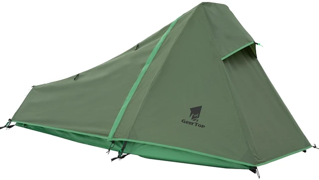 Main image of Ultralight Solo Bivy Tent, 1 Person Backpacking Tent for Camping | Lightweight & Waterproof Solo Tent, Aluminum Poles, Double-Wall, for Camping, Hiking, Hunting, Motorcycle Adventures