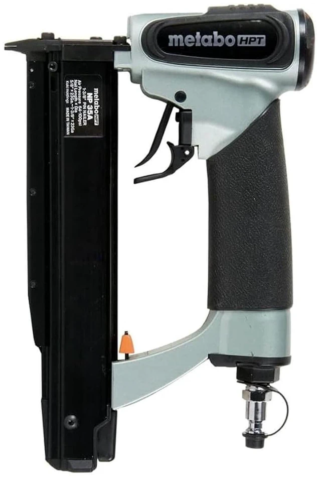 Main image of 23 Gauge Pin Nailer, Pneumatic Lightweight, NP35A | Headless Micro Pins, Invisible Holes, 2.0 lbs Tool, Fits Cabinets, Trim, Crafting, 5/8 to 1-3/8 Inch Nails