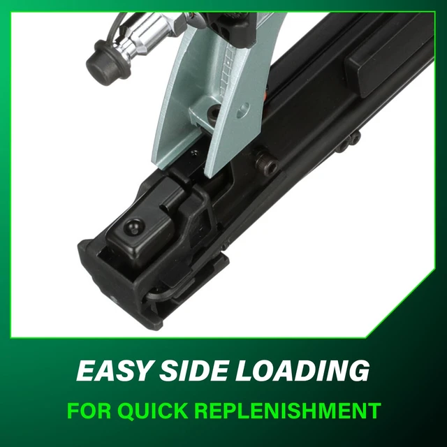 Alt view image 5 of 7 - 23 Gauge Pin Nailer, Pneumatic Lightweight, NP35A | Headless Micro Pins, Invisible Holes, 2.0 lbs Tool, Fits Cabinets, Trim, Crafting, 5/8 to 1-3/8 Inch Nails
