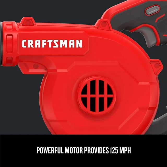 Alt view image 3 of 7 - V20 Cordless Leaf Blower, 125 mph, Bare Tool Only (CMCBL0100B)