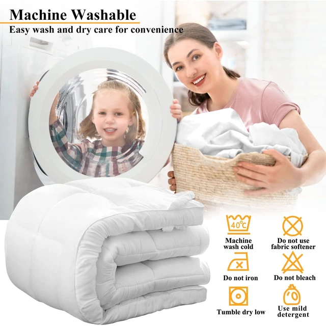 Alt view image 7 of 7 - 1400 GSM King Mattress Topper, Extra Thick Cooling Pillow Top Plush Pad | Breathable, Washable, Ultra soft, Hot sleeper, Back pain Relief, Fits 6 to 22 inches deep, Box quilted, Side sleepers