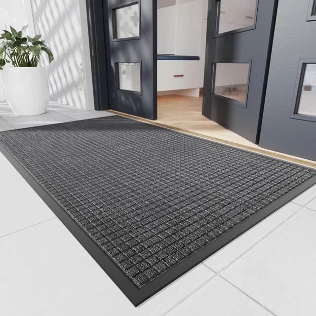 Main image of Durable Front Door Mat, 72" x 36" Heavy Duty Indoor Outdoor Doormat for Entryway, Non-Slip Rubber Backing, Stain and Fade Resistant Commercial Floor Mat for Home Office Entry