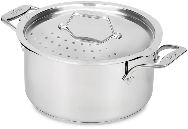 Main image of Simply Strain Nonstick 6 Qt. Multipot with Straining Lid | Multipot with straining lid for straining liquids, Dishwasher safe, Oven Safe up to 6500°F