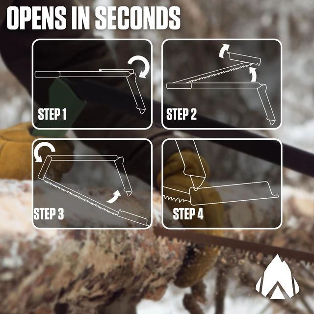 Alt view image 5 of 7 - AGAWA BOREAL21 21-Inch Folding Saw with All-Purpose Blade, Camping Gear | Nested Construction Keeps Sharp Edges Enclosed In Transit, while Protective Cover Keeps Parts Together for Daily Convenience.