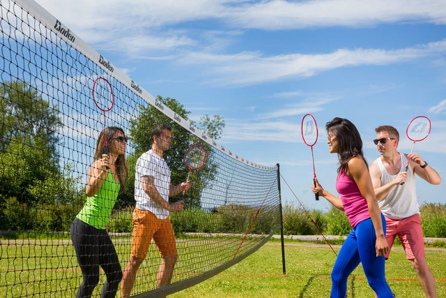 Alt view image 2 of 7 - Champions Volleyball Badminton Combo Set