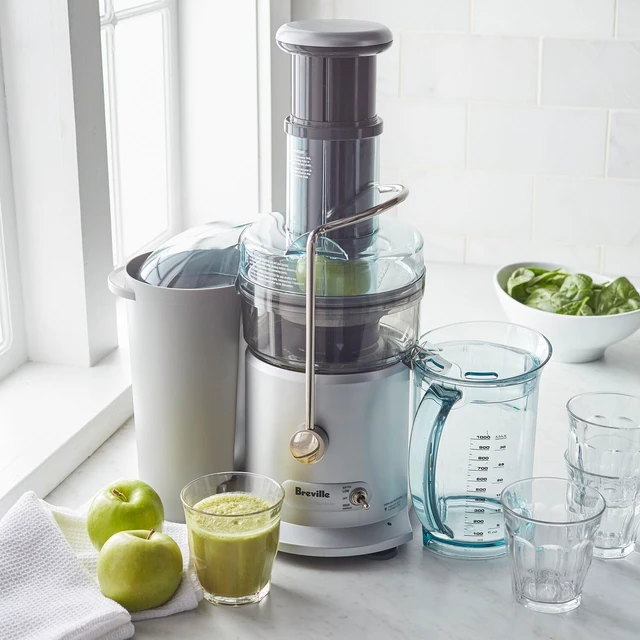 Alt view image 2 of 7 - JE98XL Juice Fountain Plus, Silver | Juice whole fruits and vegetables with dual-speed centrifugal juicer with a 850W motor and 3-inch wide chute