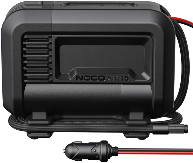 Main image of AIR15 44 LPM 12V Portable Tire Inflator & Air Compressor | Inflates 0-40 PSI in 2.9 Minutes, 80 PSI, Digital Gauge & Auto-Shutoff, Plugs into 12V Socket, Tires up to 33 Inches