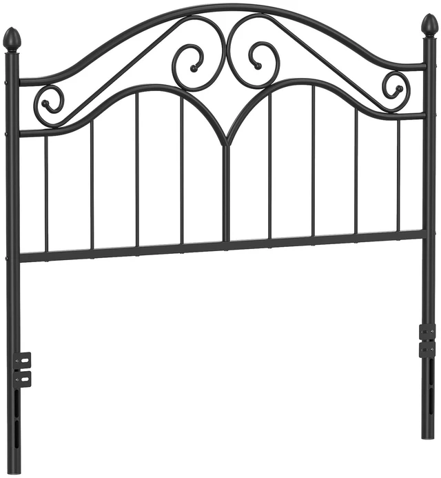 Main image of Headboard for Full Size Bed Frame Vintage Platform Bed Metal Headboard Only | Height Adjustable,Sturdy and Stable,Easy Assembly,Black