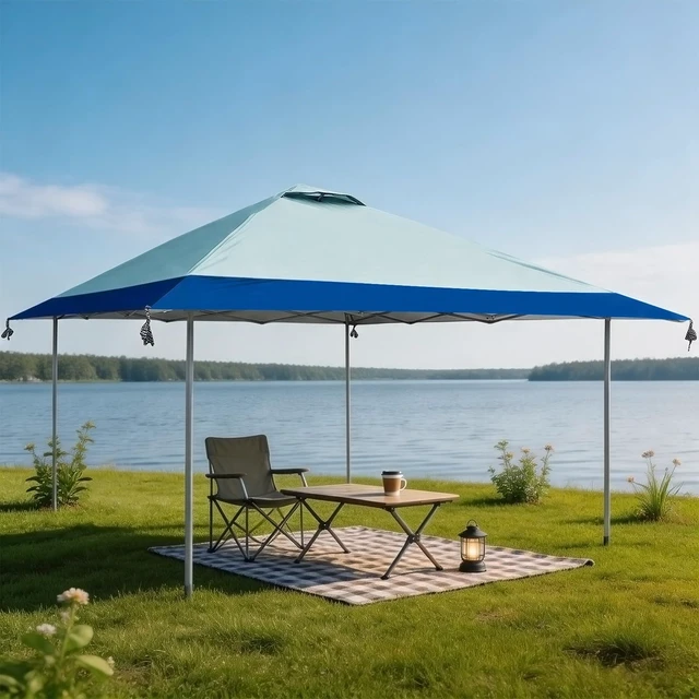 Alt view image 6 of 6 - 13x13 Canopy Replacement Top with Air Vent Fit for Coleman Oasis 1606532 2156426 2156428, 300D Oxford Waterproof Silver Coated Pop Up Canopy Tent Cover for Outdoor (Replacement Top Only)