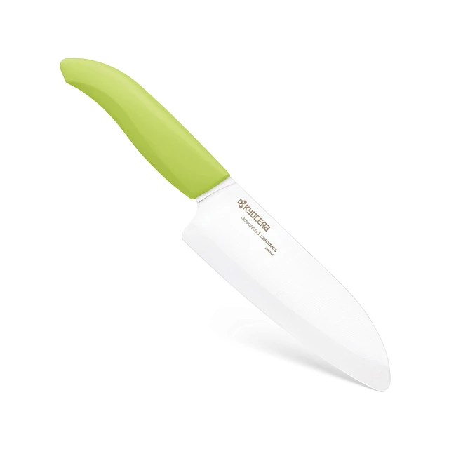 Alt view image 4 of 7 - Revolution 2-Pc Ceramic Knife Set: 5.5 Santoku & 4.5 Utility | Made In Japan Non-Reactive Zirconia Blades, Lightweight Design Reduces Hand Fatigue, Will Not Cause Food Oxidation