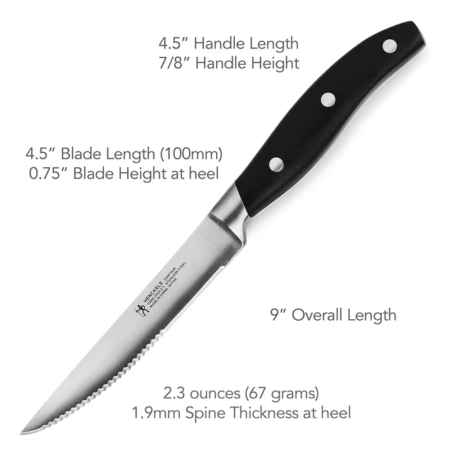 Alt view image 3 of 4 - Forged Contour 8-pc Steak Knife Set - Black