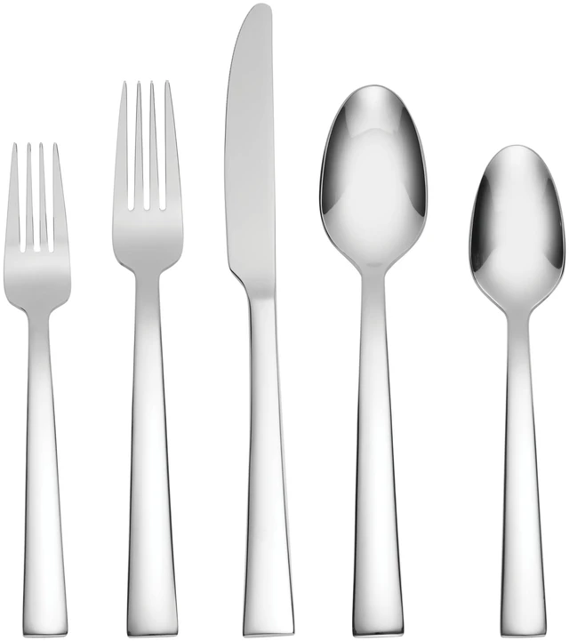 Main image of Madison Avenue 45 Piece Casual Flatware Set, 18/0 Stainless, Service for 8,Silver,45pc