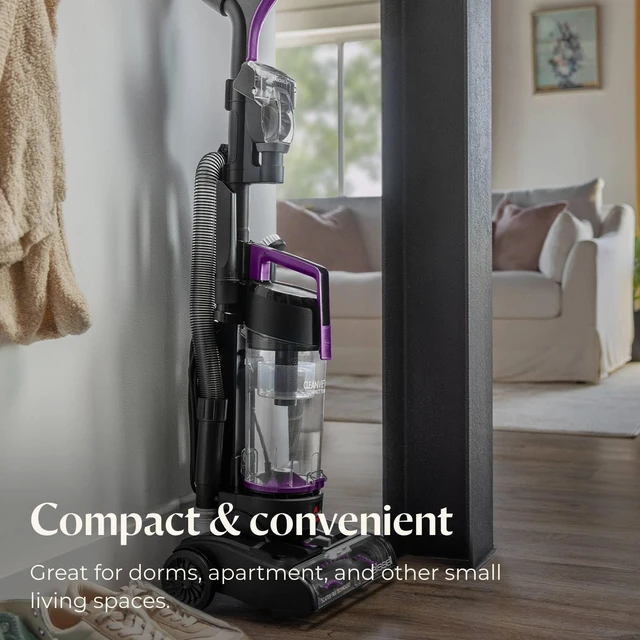 Alt view image 5 of 7 - CleanView Compact Turbo Upright Vacuum, 3437F | Full-size power in compact form; quick release wand; designed for apartments & dorms; turbo suction