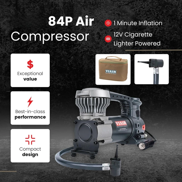 Alt view image 2 of 7 - 85P/00085 Portable Tire Inflator, 12V Air Compressor for Cars & SUVs | Plugs directly into a 12V cigarette lighter outlet for convenient tire inflation at home or on the road.