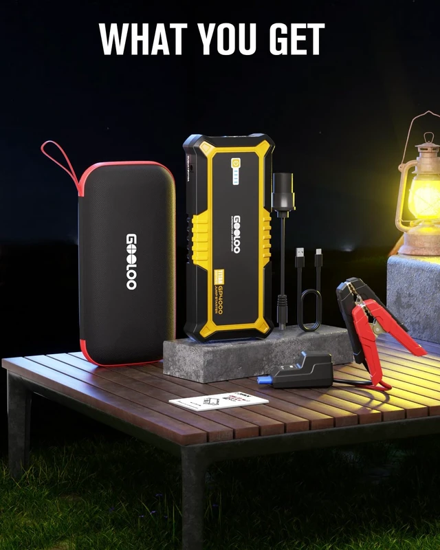 Alt view image 7 of 7 - GP4000 Jump Starter - 4000A 12V Car Battery Jumper Starter Portable | SuperSafe Lithium Jump Box - Auto Battery Booster Power Pack - Spark-Proof - LED Light - For All Gas & 10 Diesel Engines