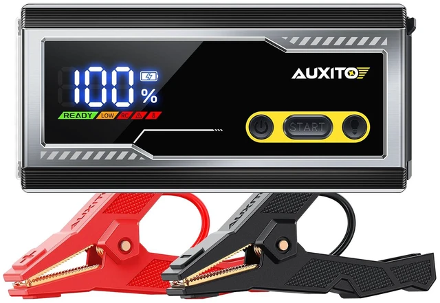Main image of 6000A Jump Starter, 12V Car Battery Jump Starter, Up to All Gas & 12L Diesel Engine with LED Display, Portable Jump Box with 3 Modes Flashlight and Jumper Cable, Storage Case