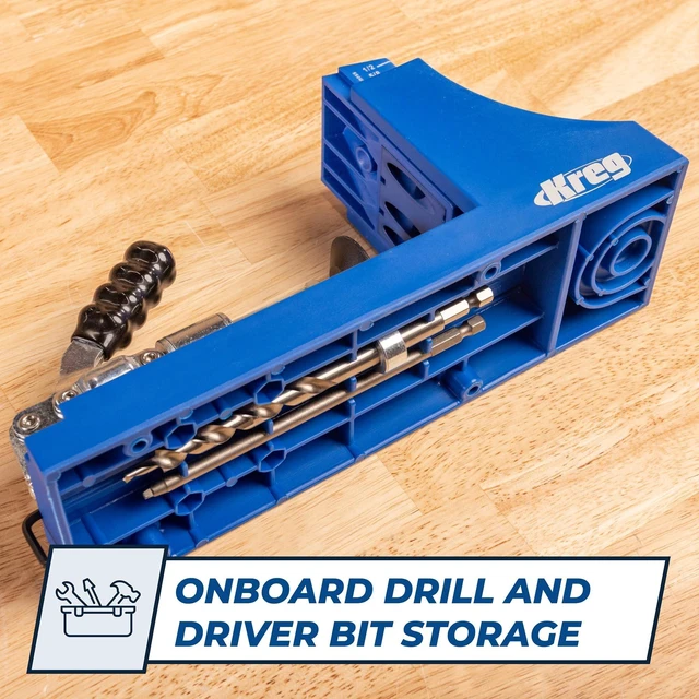 Alt view image 6 of 7 - Pocket Hole Jig K4, Woodworking Jig, Durable & Convenient | Adjustable, Versatile Jig for Strong Joints in material from 1/2" to 1-1/2", Create Perfect, Rock-Solid Joints