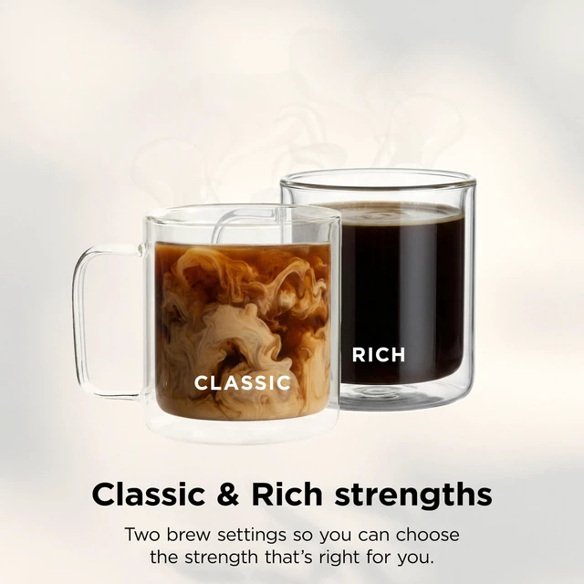 Alt view image 3 of 7 - Fresh Brew Coffee Maker, 12 Cup Glass Carafe, Stainless Steel, CE251 | Programmable, Classic & Rich brew, 70-oz. Removable Water Reservoir, Small Batch, 24-hr Delay Brew, Adjustable Warming Plate