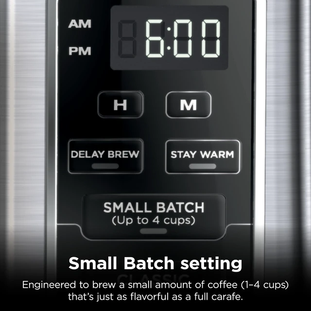 Alt view image 5 of 7 - Fresh Brew Coffee Maker, 12 Cup Glass Carafe, Stainless Steel, CE251 | Programmable, Classic & Rich brew, 70-oz. Removable Water Reservoir, Small Batch, 24-hr Delay Brew, Adjustable Warming Plate