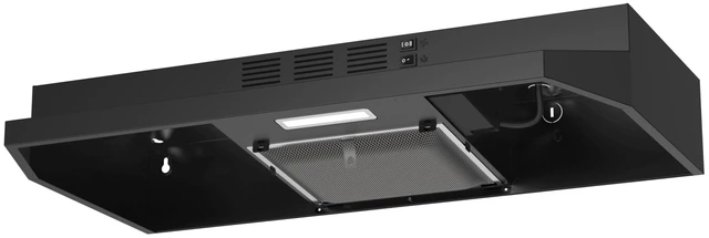 Main image of Range Hood 30 inch, Black Under Cabinet Range Hood, Ductless Range Hood | 300 CFM, 2-Speed Fan, LED Light, Top/Rear Venting, Ducted/Ductless Convertible, Easy to Install