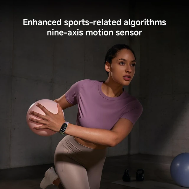 Alt view image 7 of 7 - Smart Band 10 (2025) Global Version - 1.72" AMOLED Display | 21 Days Battery Life | Touchscreen, Multi-Sport Tracker, Activity Tracker, Heart Rate Monitor | BT5.4 - (Midnight Black)