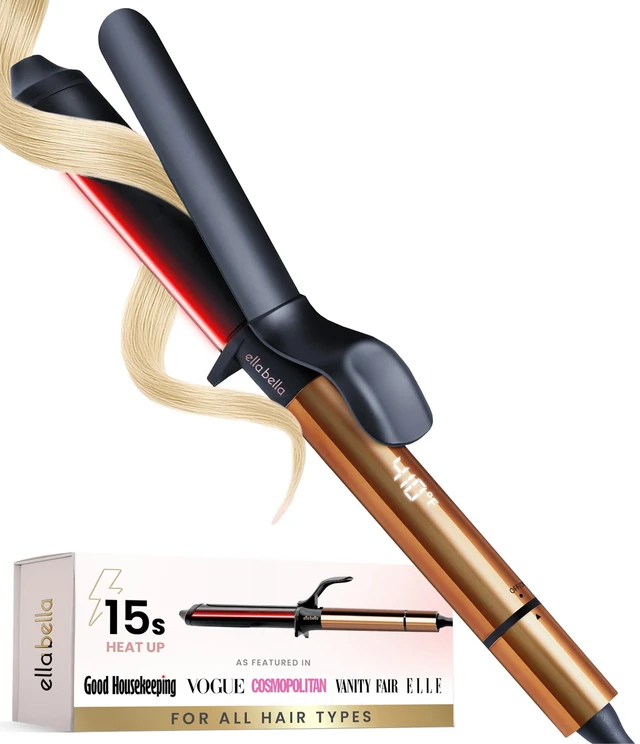 Main image of Curling Iron 1 Inch, Professional Ceramic Wand, All Hair Types | Professional Hair Curler - Transform Your Look in Seconds. Say Goodbye to Heat Damage with Ceramic Technology