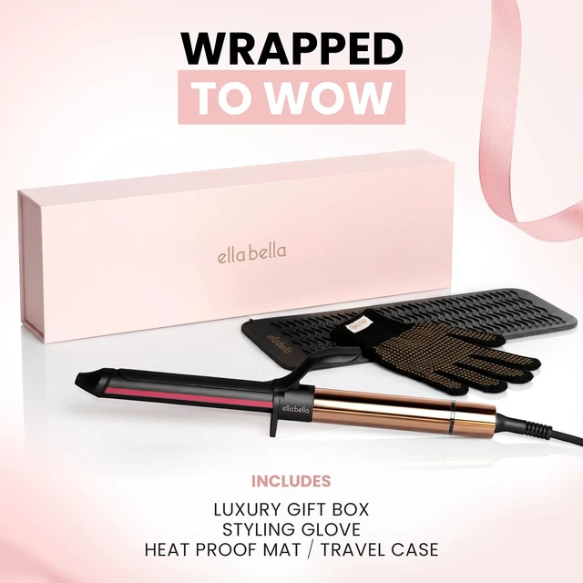 Alt view image 6 of 7 - Curling Iron 1 Inch, Professional Ceramic Wand, All Hair Types | Professional Hair Curler - Transform Your Look in Seconds. Say Goodbye to Heat Damage with Ceramic Technology