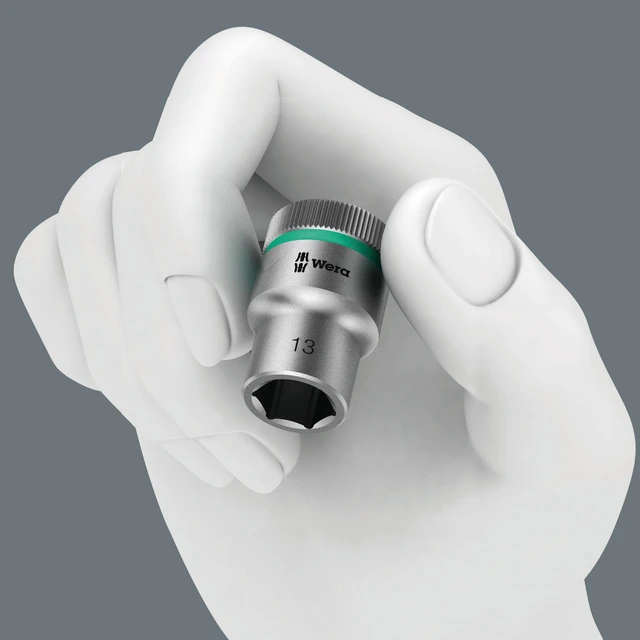 Alt view image 6 of 7 - Tool-Check PLUS 2, 39-Pc 1/4" Bit Ratchet, Socket & BiTorsion Bit Set | Zyklop Mini fits tight spaces, Rapidaptor holder, Square-Plus (Robertson) profiles, green locking components to secure tools