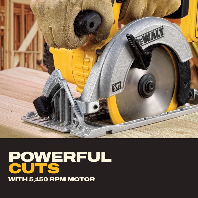 Alt view image 5 of 7 - 20V MAX Circular Saw Cordless, Battery Not Included (DCS391B)