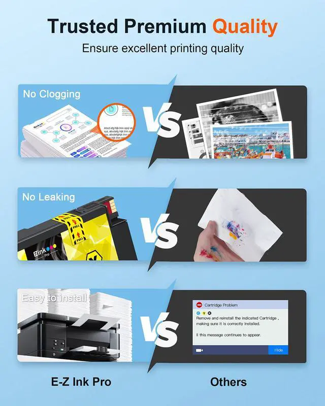 Alt view image 5 of 5 - 950XL 951XL Ink Cartridge 950 951 Combo Pack Compatible for Pro 8600 4 Pack | Compatible for HP 950 951 Ink cartridges Combo Pack for HP OfficeJet Pro 8600 8610 8620 8630 8640 8660 251DW 276DW