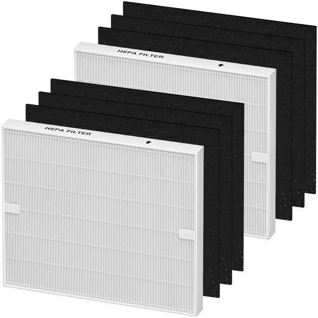 Main image of 2 Pack Airmega AP-1512HH Filter Replacement for Coway Air Purifier | Also for Airmega 200M air Purifier, 2 HEPA and 6 Carbon Filters