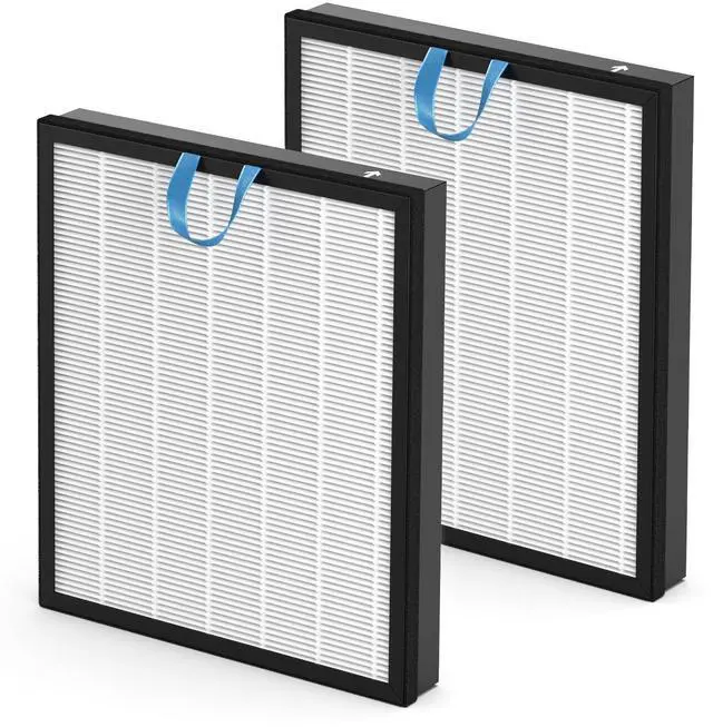 Main image of ViewSonic Vital 200S Replacement Filter for LEVOIT Vital 200S Air Purifier | 3-In-1 Vital 200S-P Filter with High-Efficiency Activated Carbon, for Smoke, Odor, Dust, Vital 200S-RF, White, 2 Pack