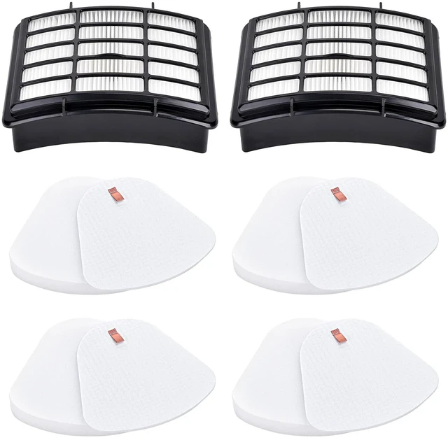 Main image of ViewSonic Filters for Shark Navigator Lift Away Deluxe ZU503AMZ NV360 NV352 | NV370 NV358 NV355 NV351 NV356E UV540 NV350 NV356, Replaces Part # XFF350 & XHF350, 2 Hepa + 4 Foam & Felt Filter