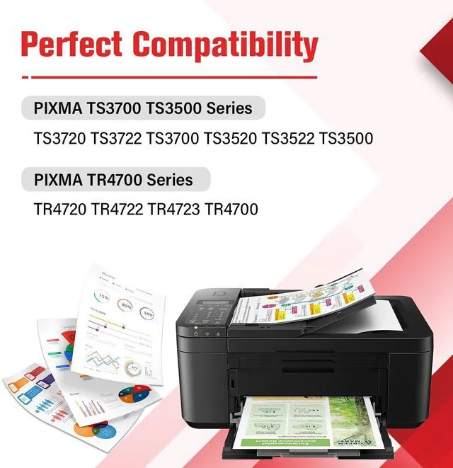 Alt view image 2 of 7 - 275 and 276 TS3722 TR4720 TR4700 TR4722 Ink Cartridges for Canon Printer | Replacement for Canon 275XL 276XL PG-275 CL-276 275/276 XL Combo Pack PIXMA TR4722 TS3700 TS3522 TS3500 TS3720 (Black Color)