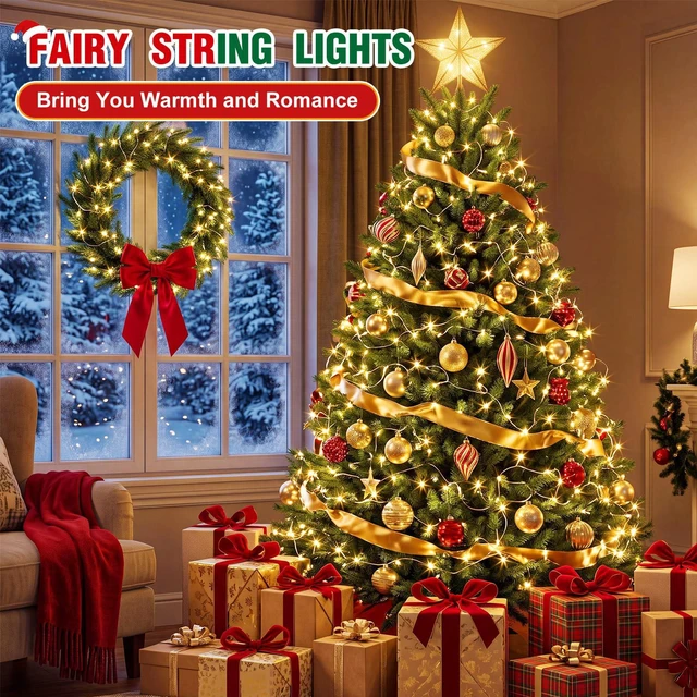 Alt view image 7 of 7 - ViewSonic 3 Pcs USB Fairy String Lights 6.56ft 20 LED Christmas Light | Indoor Outdoor Use, for DIY Crafts, Mason Jar, Centerpiece, Garlands, Bedrooms, Easy Plug Play Setup