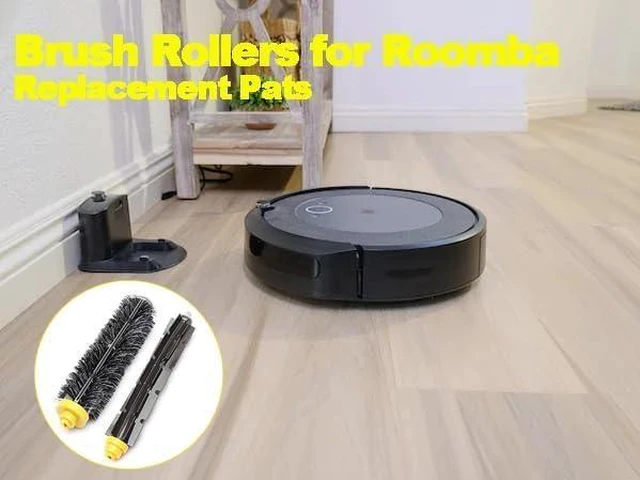 Alt view image 5 of 5 - Replacement Brush Rollers for irobot Roomba 600 Series 694 676 675 692 695 677 671 690 680 660 650 620 614 610 600 & 500 Series 595 585 564 Vacuum Robot 2 Pack