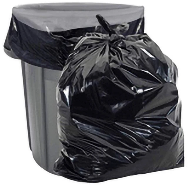 Main image of ViewSonic 55-60 Gallon Trash Bags - 1.5 MIL (eq) Black Heavy Duty Trash Can Liners - 38" x 58" - Pack of 100 - For Contractor, Industrial, Commercial, & Outdoor