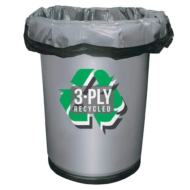 Alt view image 2 of 4 - ViewSonic 55-60 Gallon Trash Bags - 1.5 MIL (eq) Black Heavy Duty Trash Can Liners - 38" x 58" - Pack of 100 - For Contractor, Industrial, Commercial, & Outdoor