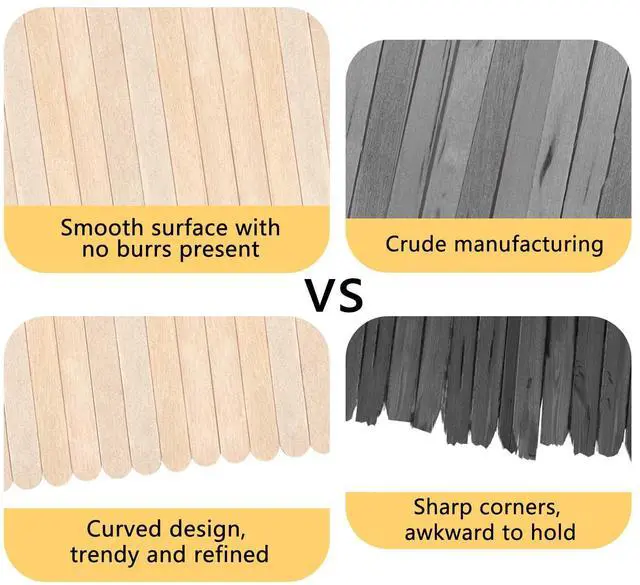 Alt view image 3 of 7 - 110 Pack Birch Wood Coffee Stirrers, 7.5 Inch Sturdy Coffee Stir Sticks, Smooth Round Ends, Splinter-Free Disposable Stir Sticks for Coffee, Cocktails, Office, Home Use