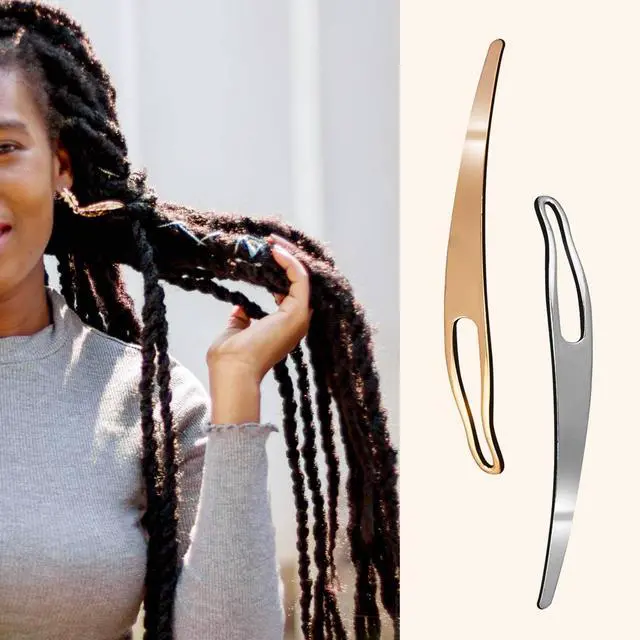 Alt view image 4 of 7 - Dreadlock Crochet Hook for Hair, Locs Crochet Needle, Dreadlocks loc Crochet Needle, Interlocking Tool for locs, Braid Craft (0.5mm)