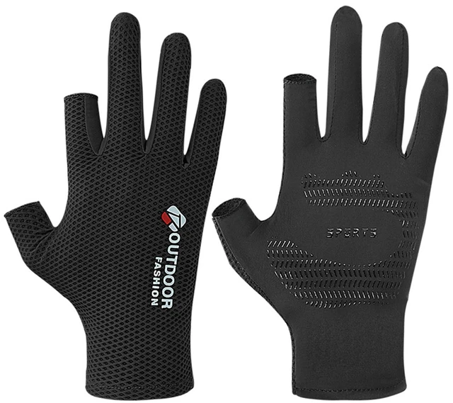 Alt view image 7 of 7 - UTOWO Fingerless Gloves Multipurpose Outedoor Sports Gloves for Fishing