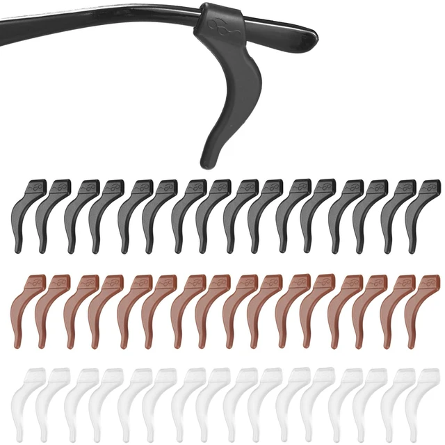 Main image of AZFVBQL 24 Pairs Eyeglasses Retainers Eyeglass Ear Grips Sports Ear Hook | Silicone Safety Eyewear Retainers for Sunglasses