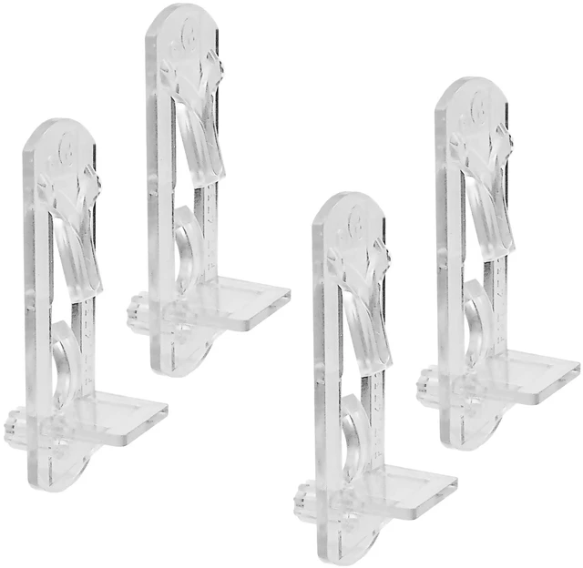 Main image of U 9398N Self-Locking Shelf Support Pegs, 1/4 In. x 3/4 In. | Plastic, 4 Pack