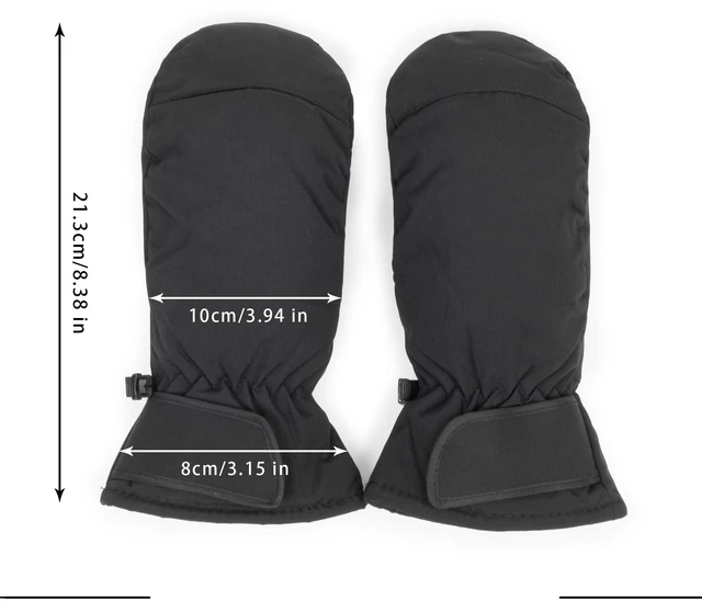 Alt view image 3 of 6 - OVOY Winter Ski-Gloves for Women Men - Outdoor Warm Waterproof Windproof Snowboarding Mittens for Cold Weather