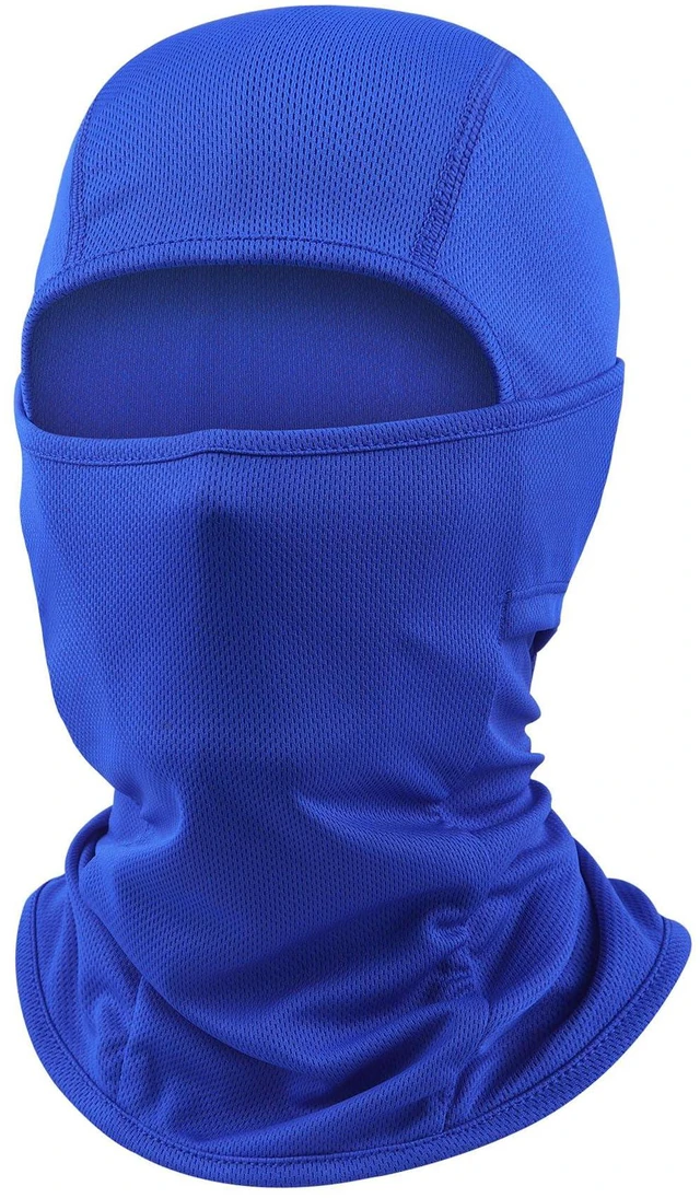 Main image of Blue Ski Mask Balaclava Motorcycle Summer Shiesty Face Mask UV Protection | UPF 50+ Face Mask for Men Work, Women Full Head Cover, Lightweight Thin Breathable Mesh, Helmet Friendly, Skiing Snowboardin